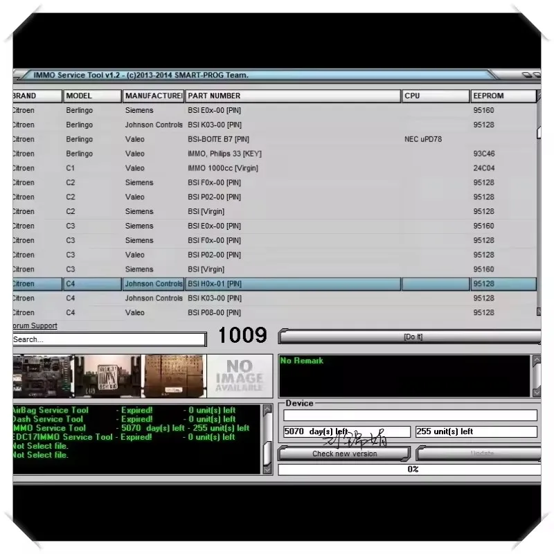 Meilleure vente EDC IMMO SERVICE TOOL V1.2 Oprogramowanie do naprawy samochodów CODE PIN Immo Off CALCULATEUR BSI VDO DASHBOARD SDFA