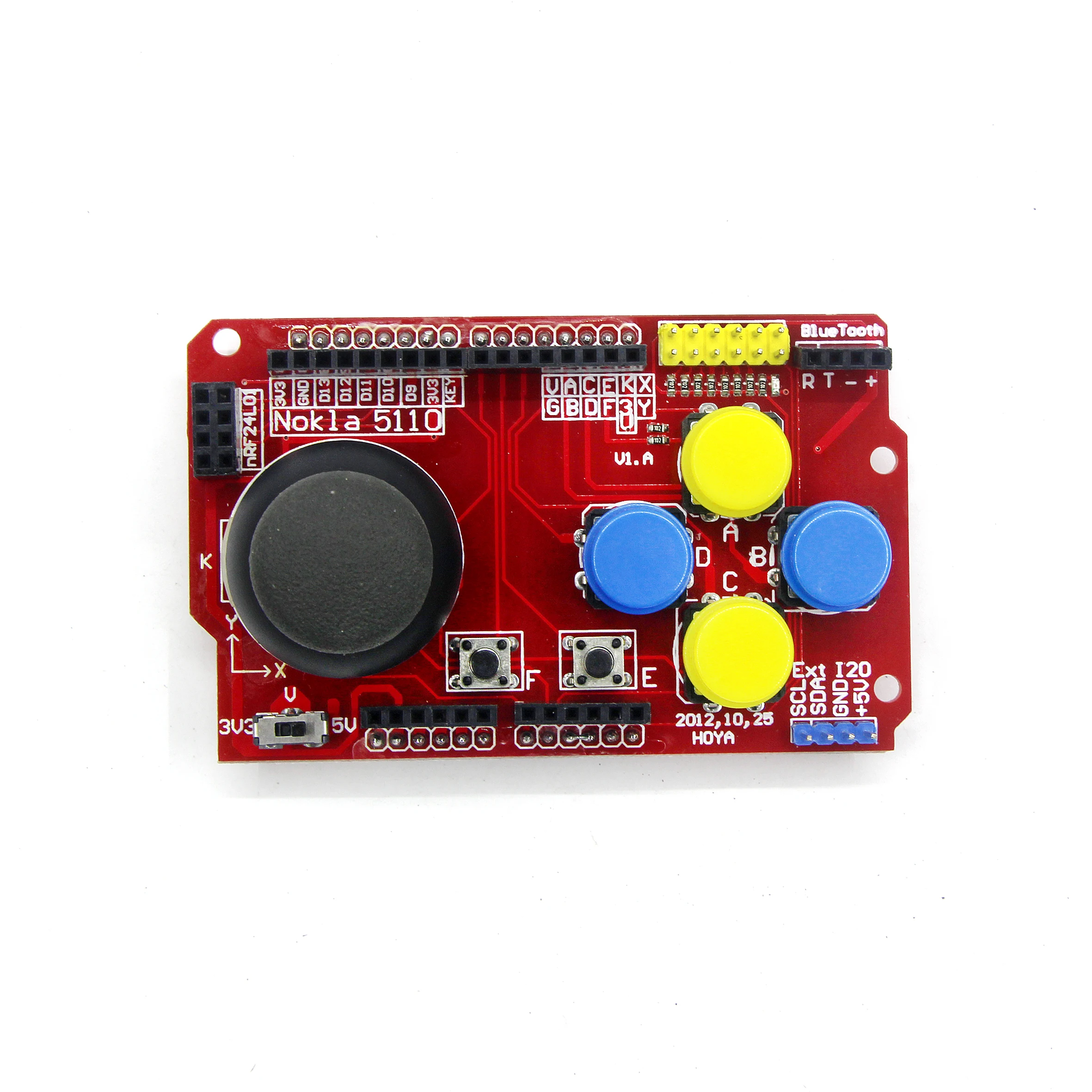 Joystick Shield for Arduino Expansion Board Analog Keyboard and Mouse Function