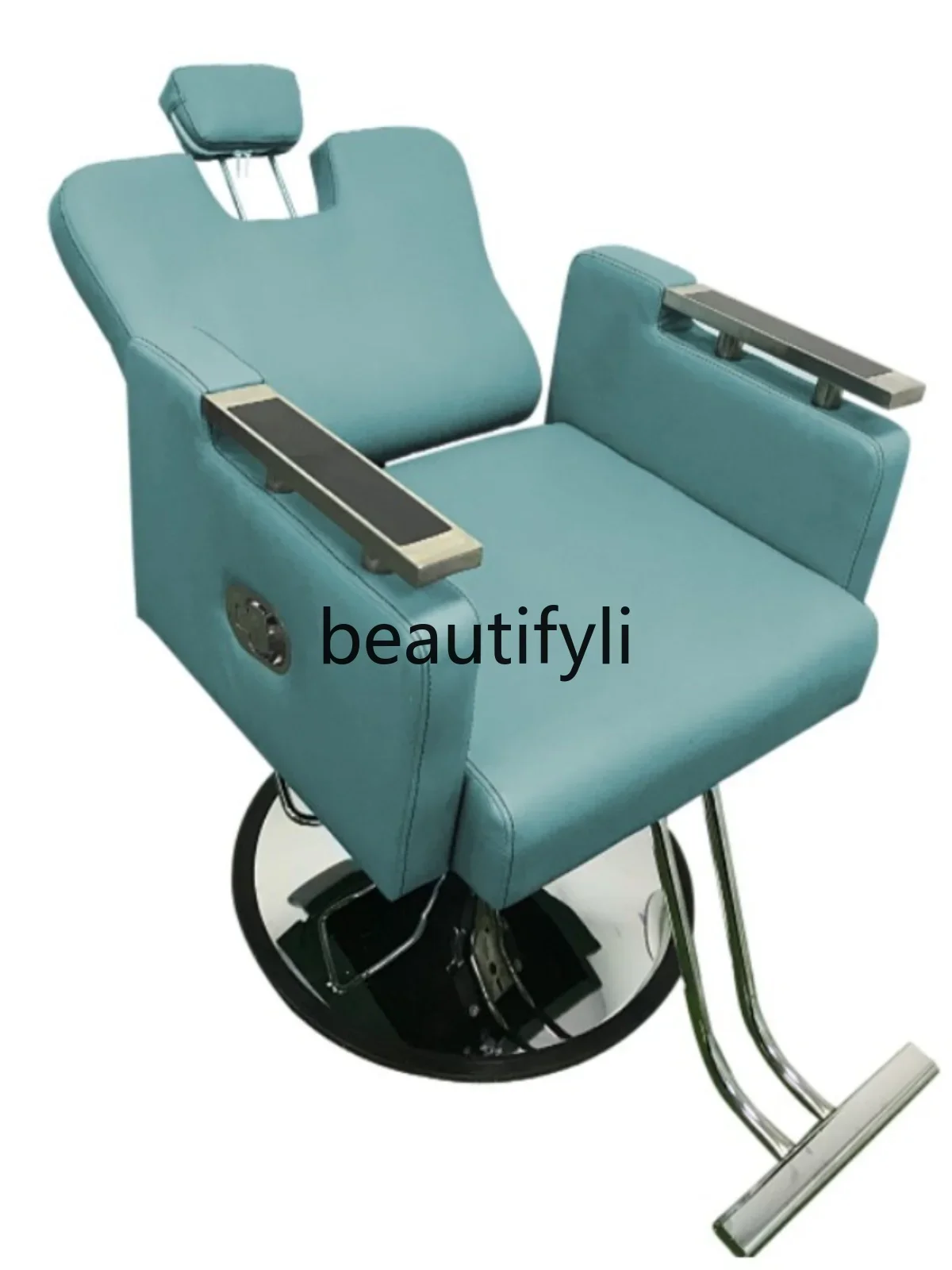 

Hair salon special reclining rotating chair lifting hair cutting chair shampoo bed can be put down to shave