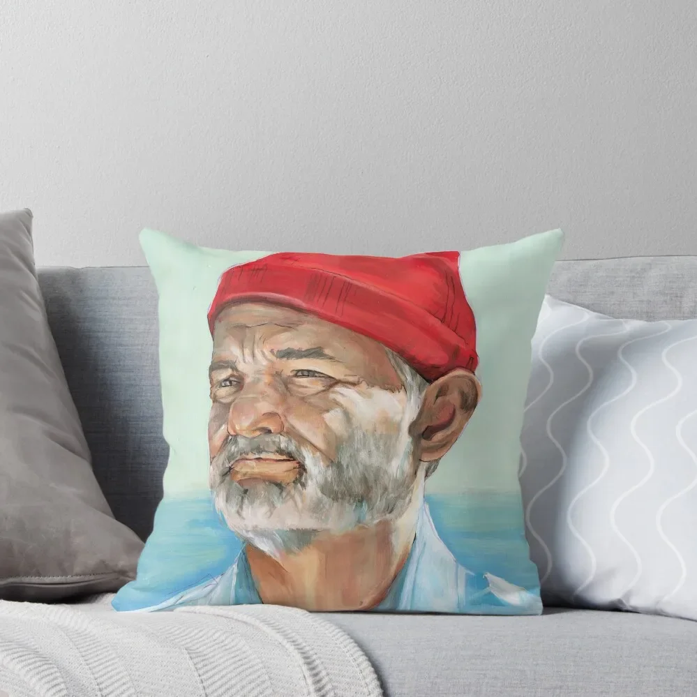 Bill Murray Steve Zissou Throw Pillow Luxury Pillow Case Room decorating items