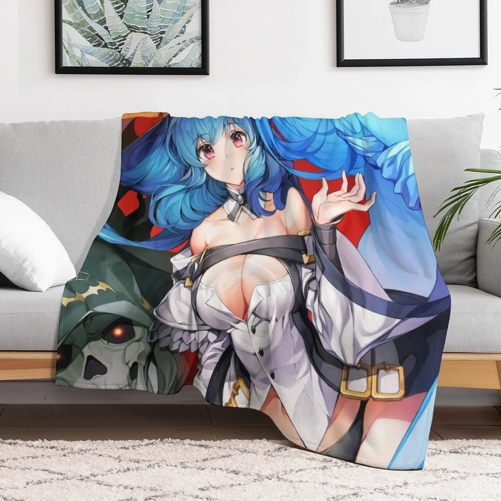 Guilty Gear Dizzy Throw Blanket Lightweight Warm Blanket for Indoor Outdoor Use