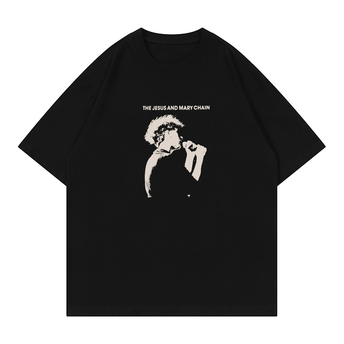 

Summer Fashion He Jesus and MaryChain Band Print Graphic T-shirt Men's Short Sleeve T-shirt High Quality Street Wear Top