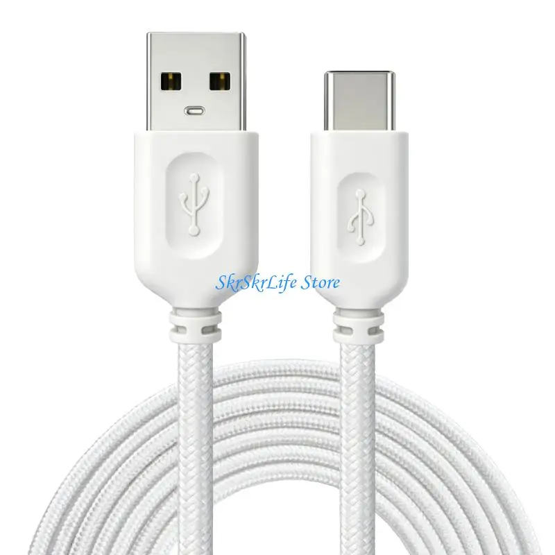 E65E Fast Speed Data Syncs Braided USB Cable for AW720M Gaming Mouse 2M
