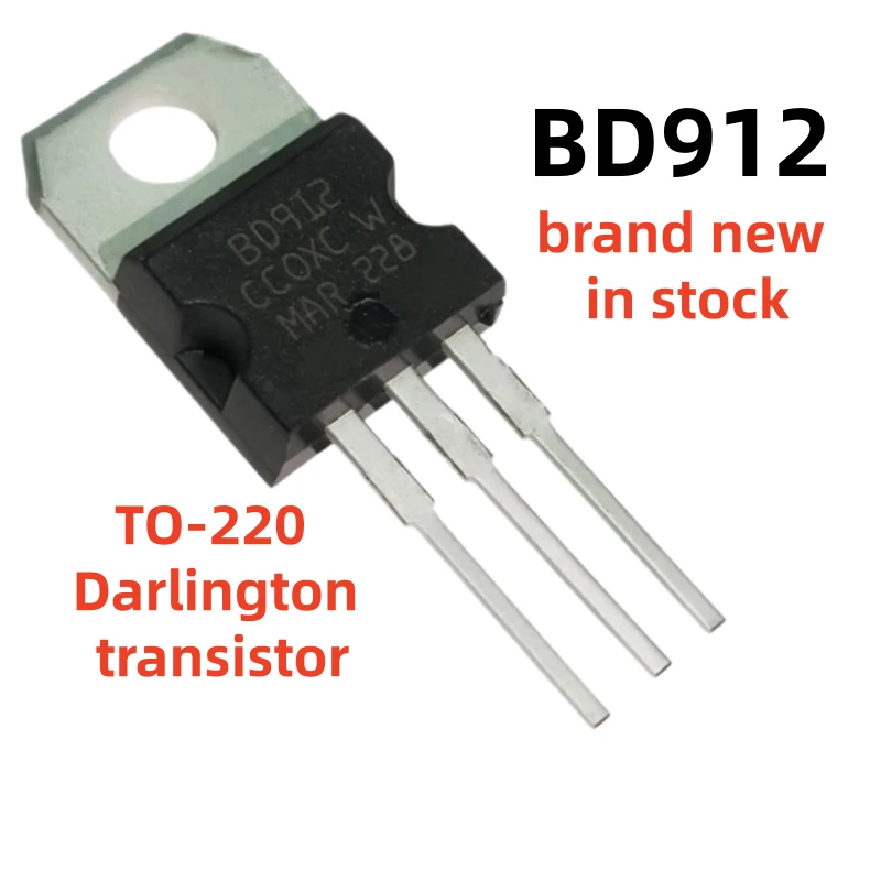 10PCS /5PAIRS TO-220 BD911 BD912 /BD911-BD912 Darlington transistor brand new in stock image 2