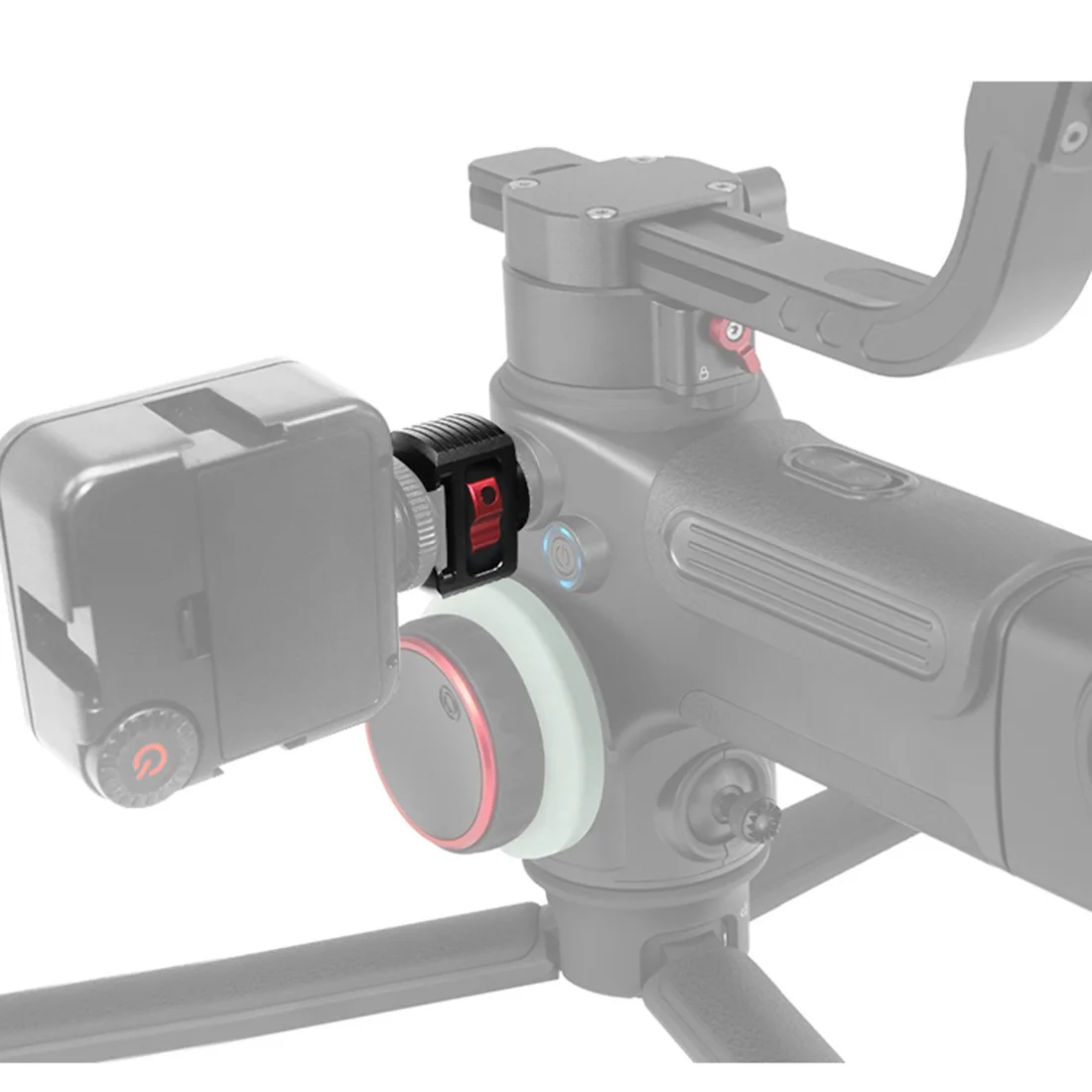 Verstellbare Kaltschuh-Verlängerungsplatte für ZHIYUN Weebills Gimbal 1/4 Zoll Schraube Arri Schnellwechselhalterung für Monitor-Mikrofon-Videoleuchte – Detail 10