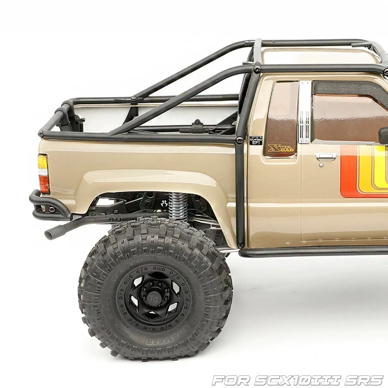 Scale Exhaust Pipe / Tailpipe Tip for Axial 1/10 SCX10 III 1987 Toyota SR5 RC Crawler – Realistic Exhaust Upgrade Parts