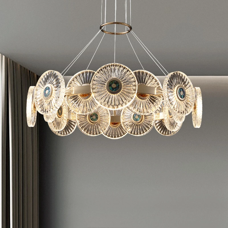 

Living Room Pendant Light Personalized Dining Room New Creative Luxury Style High-end Villa Lighting Fixtures