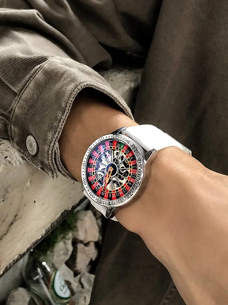2026 Time of Good Fortune Betting Themed Men's Watch Fully Automatic Mechanical Watch with Water Resistance Luminous Features