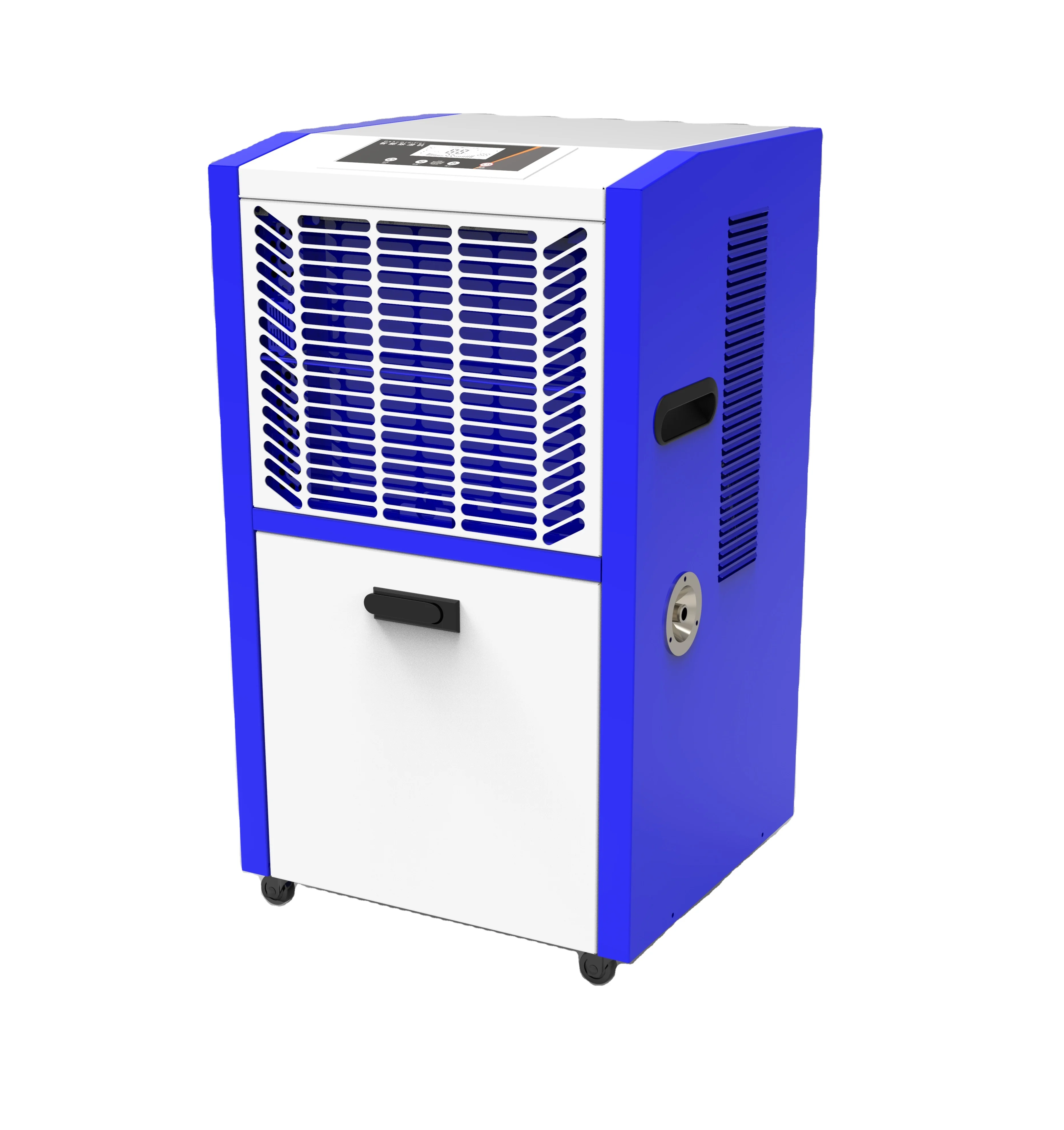 60L/Day Smart Compressor Industrial Commercial Dehumidifier Automatic Shut-Off Metal Construction App-Controlled Touchscreen