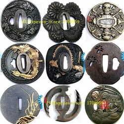 Wondefuul Japanese Alloy Guard Tsuba For Samurai Katana Sword Knife Guard Wakizashi HandMade