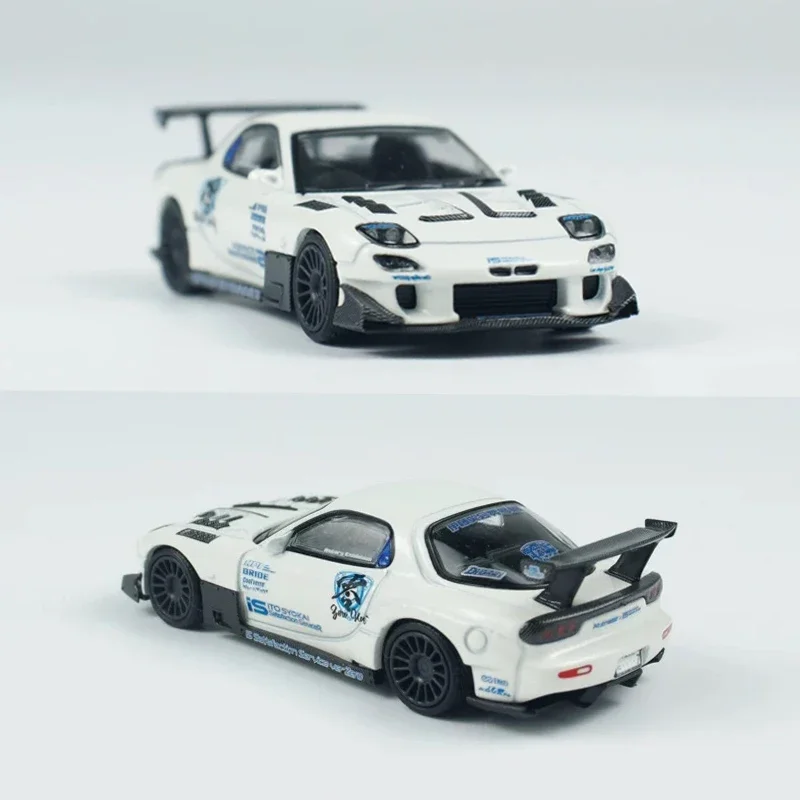 

MINIGT In Stock 1:64 Mazda RX-7 FD3S Itosyoukai Rei-gouki With RE Amemiya 996 Diecast Car Model Collection Toys