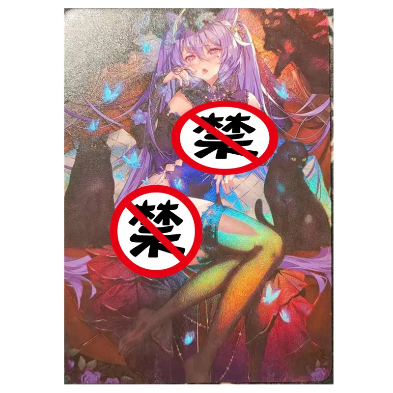 

1pcs/set DIY Hide Anime Goddess Cards Zenless Zone Zero Anime Series ACG Sexy Kawaii Toy Gift Game Comic Collection Cards