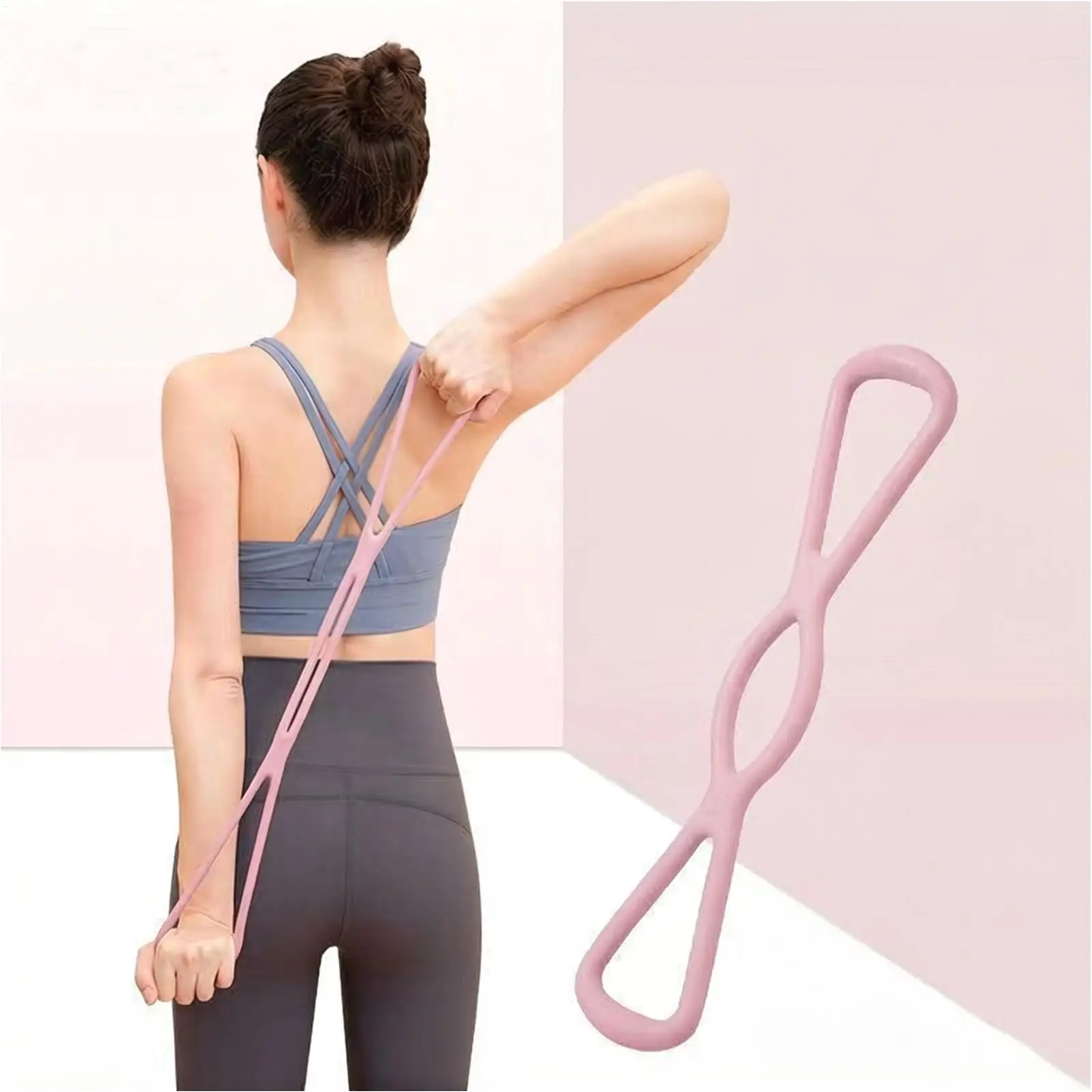 Arm- und Brust-Expander mit 8-förmigem Widerstandsband für Yoga, Fitness und Krafttraining