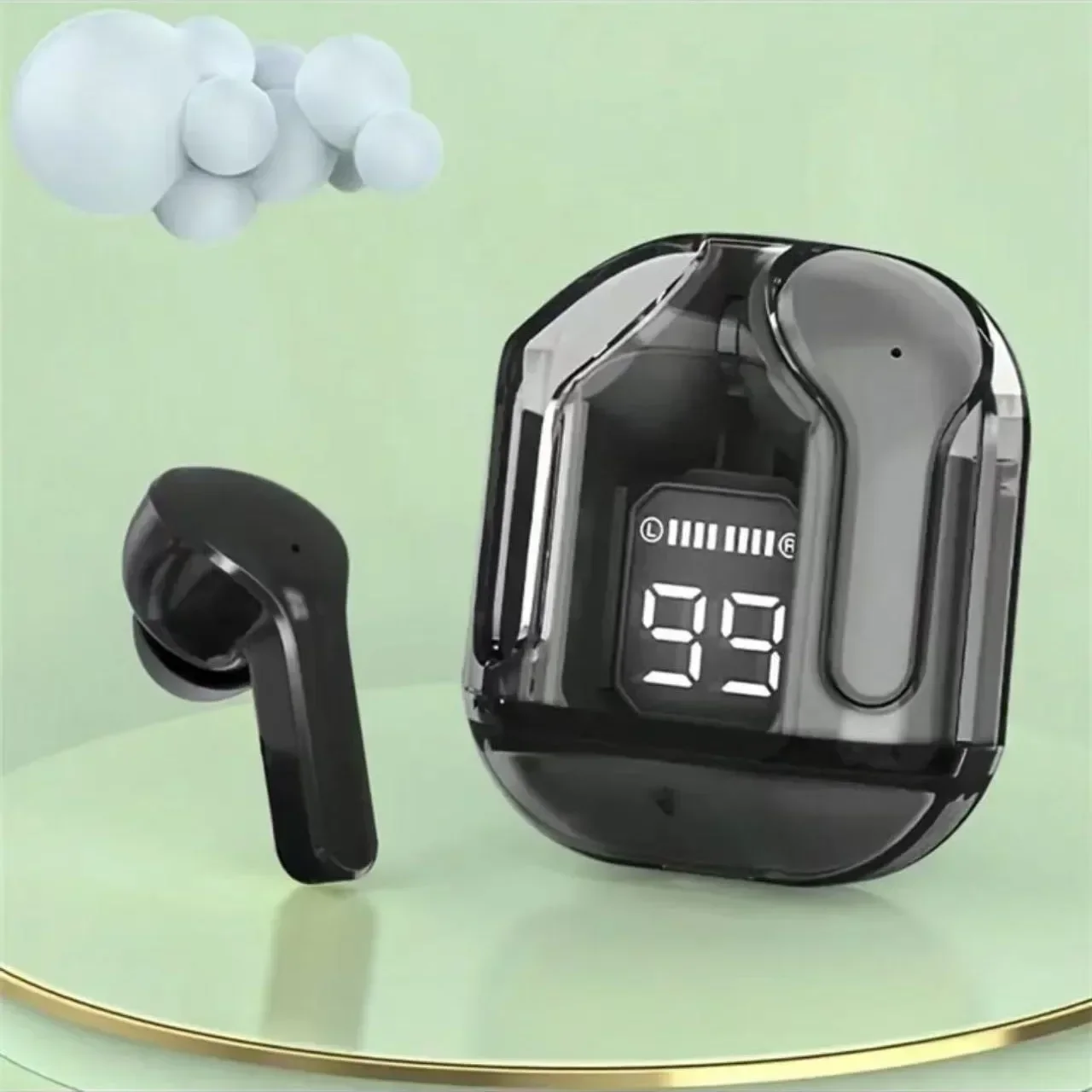 الأصلي T2 TWS سماعة بلوتوث لاسلكية شفافة HIFI الصوت سماعات لاسلكية جودة بلوتوث 5.3 لسماعات Xiaomi