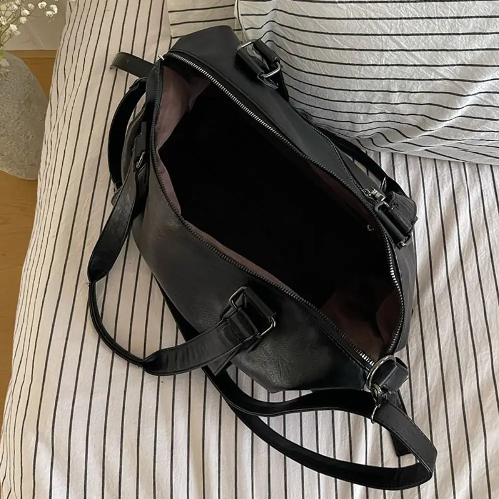 High Quality Waterproof Travel Luggage Bag Casual Large Capacity Nylon Duffle Bag Simple Commuting Tote Bag Streetwear