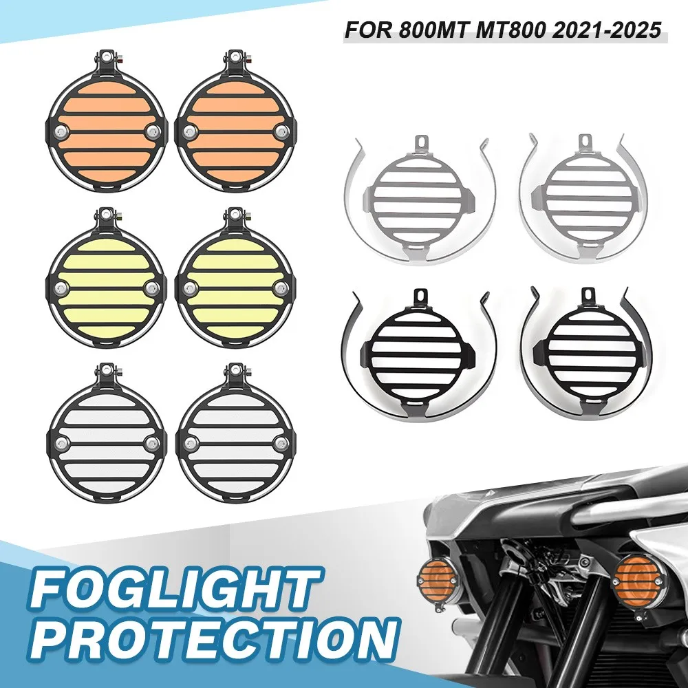 

For CFMOTO CF MOTO 800MT 800 MT MT800 2021 2022 2023 2024 2025 Motocycle Accessories LED Fog Light Protector Guard Lamp Cover