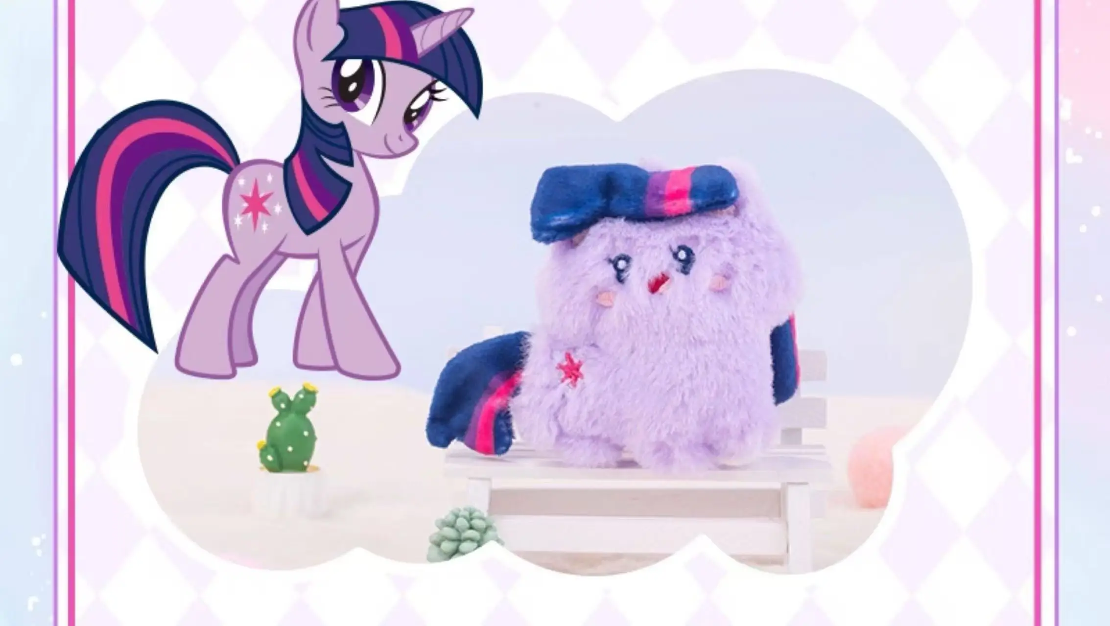 Reese Original My Little Pony Blind Bag Serie Plüsch Trendige Anime-Puppe Zieranhänger Cartoons Süße Weiche Puppe Fans Spielzeug Geschenk – Detail 5
