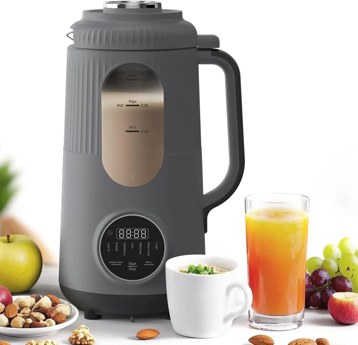 

8 in 1 Nut Milk Maker,35oz(1000ml) Automatic Homemade Almond, Oat,Blenders,Plant-Based Milk and Non-Dairy Beverages, Milk Maker