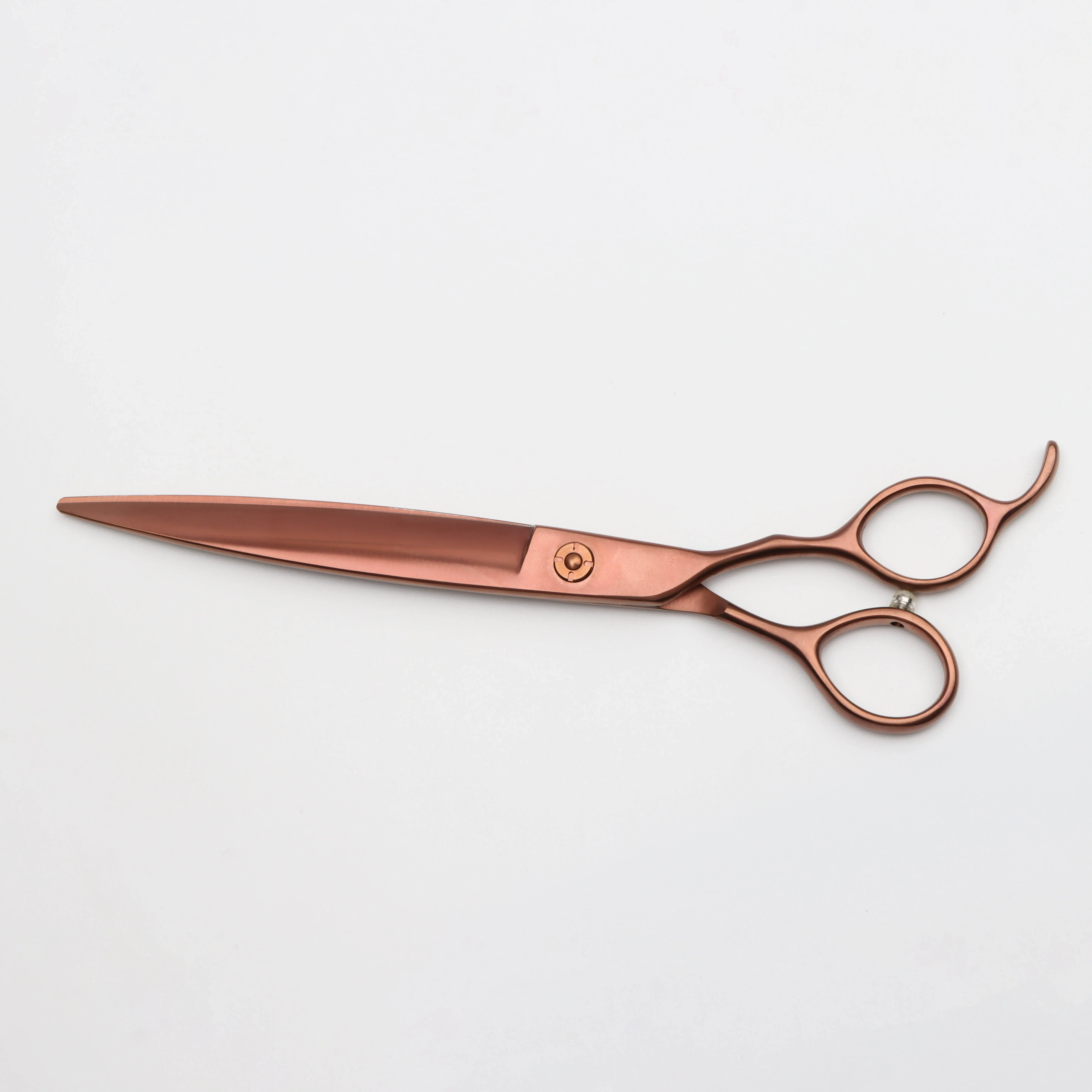 

Pet supplies 7.5 Inches Antique brass color dog grooming scissors with mirco teeth