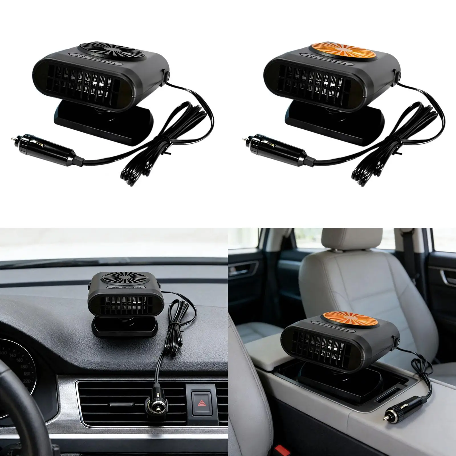 

Универсальный автомобильный обогреватель 12В с регулируемым потоком воздуха, отмораживатель и обеззапотеватель для лобового стекла автомобиля, решения для обогрева и охлаждения зимой