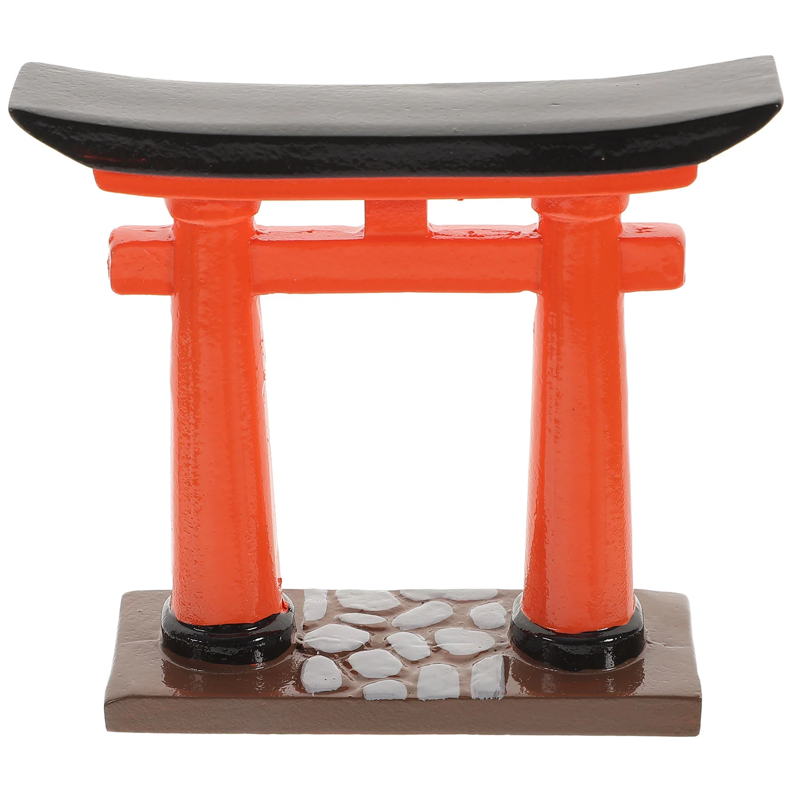 Japanese Torii Gate Decorations Zen Style Craft Micro Landscape Bonsai Model Resin Miniature Scene Fish Tank