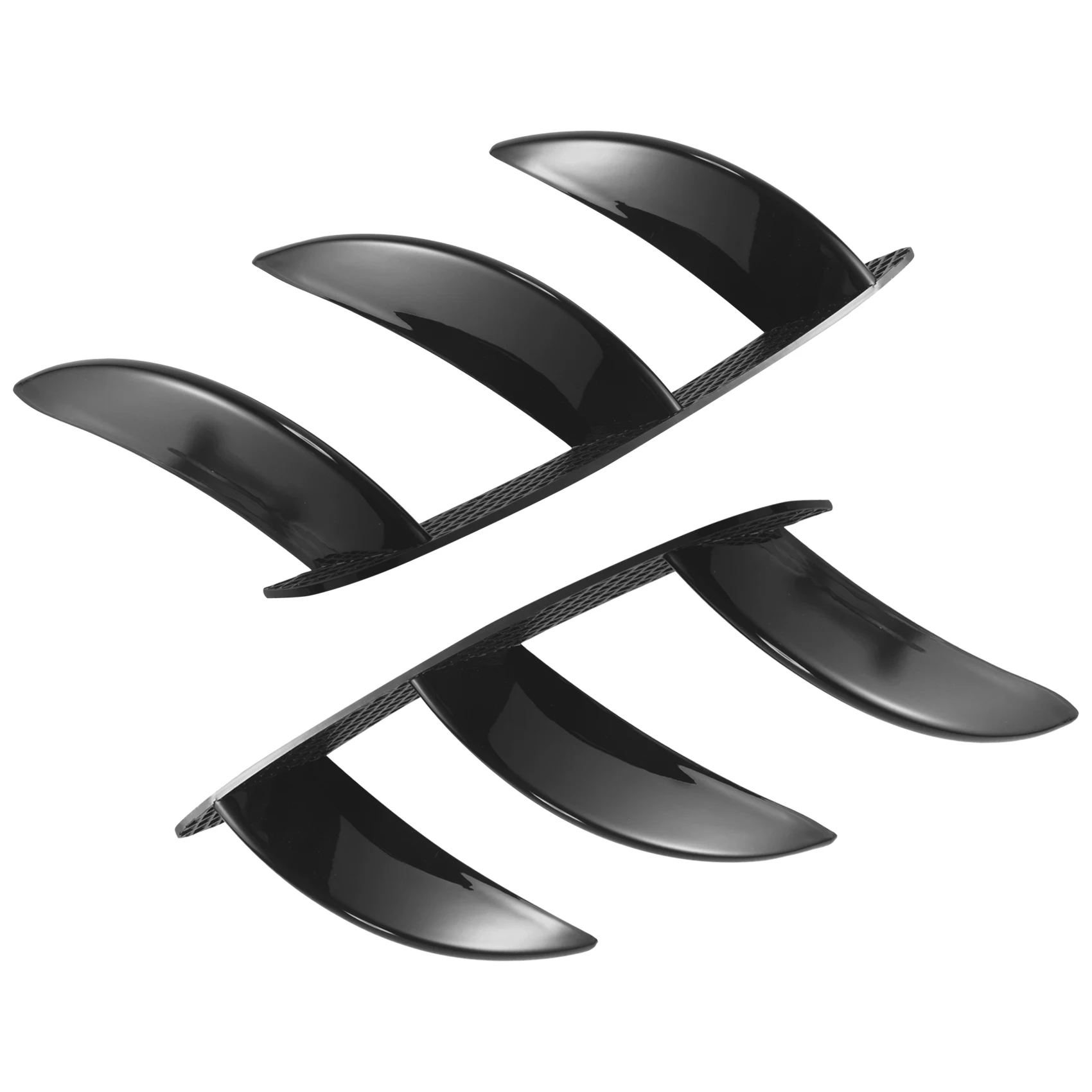 Exquisite Car Black Rear Bumper Spoiler Flank Tail Wind Knife For Mercedes Benz A Class W176 A200 A260