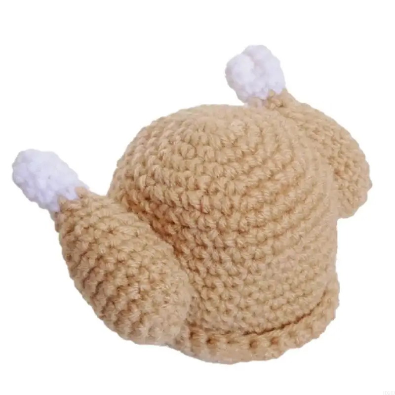 HX6D Sweet Turkey Turkey Sombrero tejido para Halloween Acción Gracias Christmas