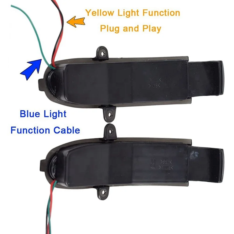 

ABJT-1 Pair Mirror Indicator Mirror Light LED Dynamic Light Auto ABS For Mercedes W203 S203 CL203