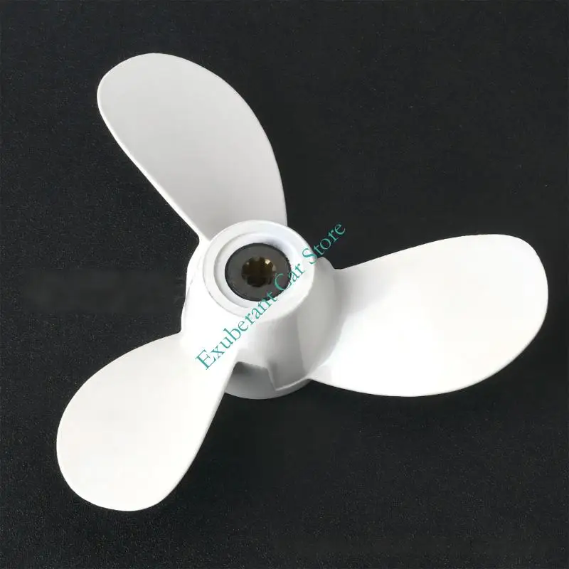 Small Maintenance Marine Propeller, 3 Blade Aluminum Boat Prop with 7‑1/4