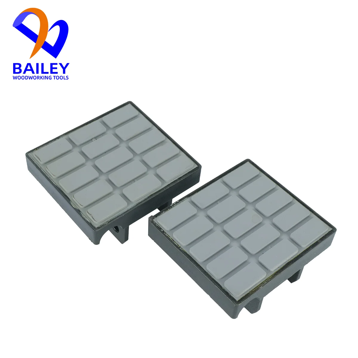 BAILEY Cadeia Pad Cadeia Track Pads, Edge Banding Machine, Acessórios Para Madeira, 82x47mm, 10Pcs