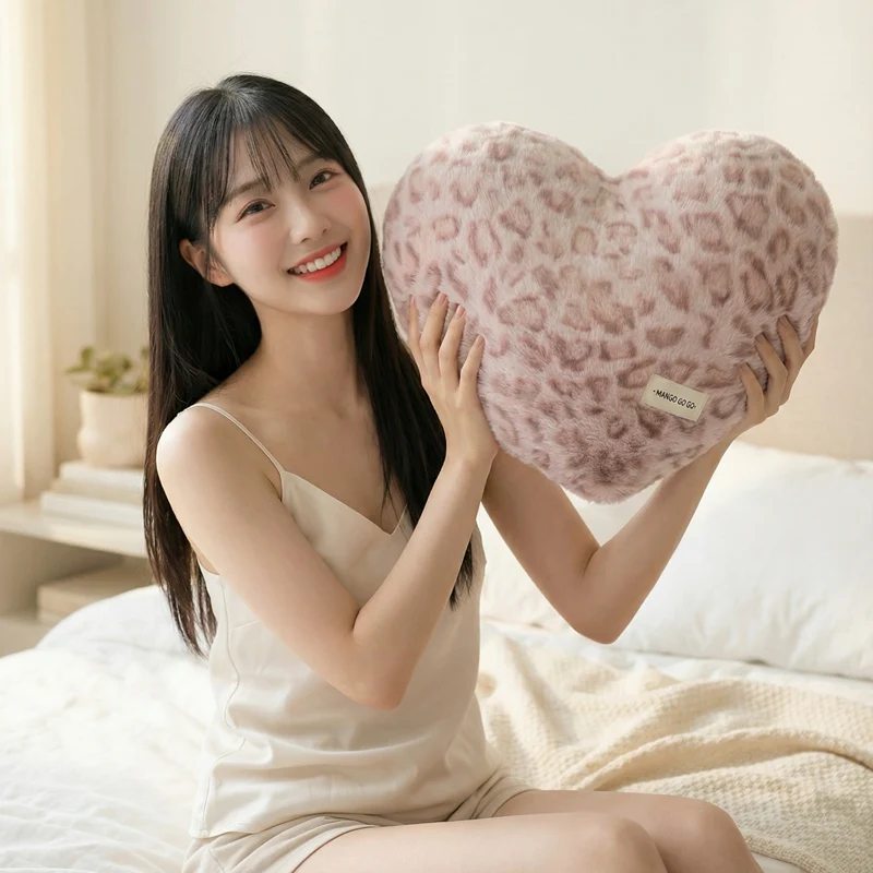 40x35cm sexy hart pluche sierkussen gevuld zacht zitkussen rugsteun knuffel vriendin Valentijnsdag cadeau