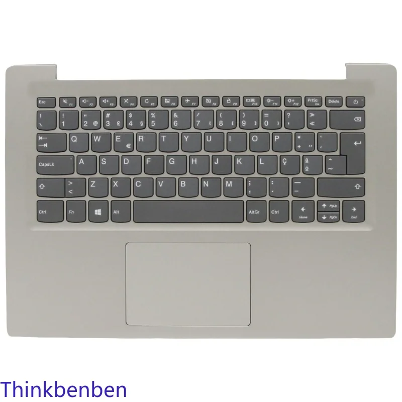 PT Portuguese Mineral Gray Keyboard Upper Case Palmrest Shell Cover For Lenovo Ideapad S130 14 130s 14IGM 120s 14IAP 5CB0R61466