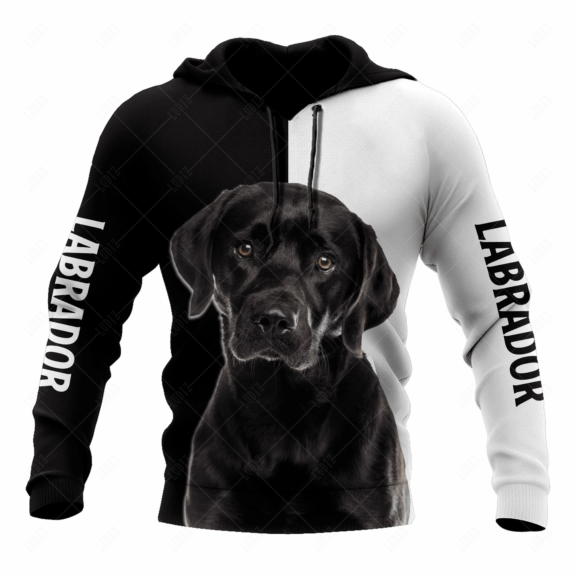 Pet Dog Pitbull Hoodies Men\'s Hoodie 3D Print Unisex Adult\'s Tops Autumn Long Sleeve Streetwear Hooded Hoodie For Men Clothing