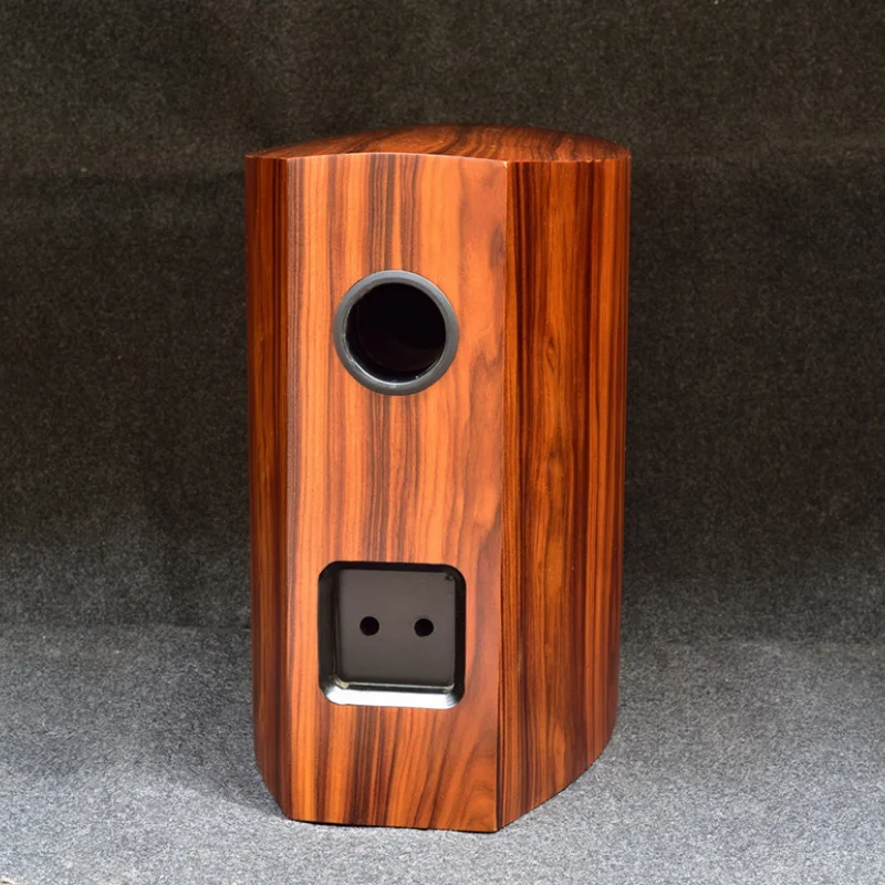 K-003เอวกลองรูปร่าง6.5นิ้ว Bookshelf Speaker Empty ตู้เอวกลอง Rosewood Veneer ลำโพงที่เหมาะสม Sounddesign