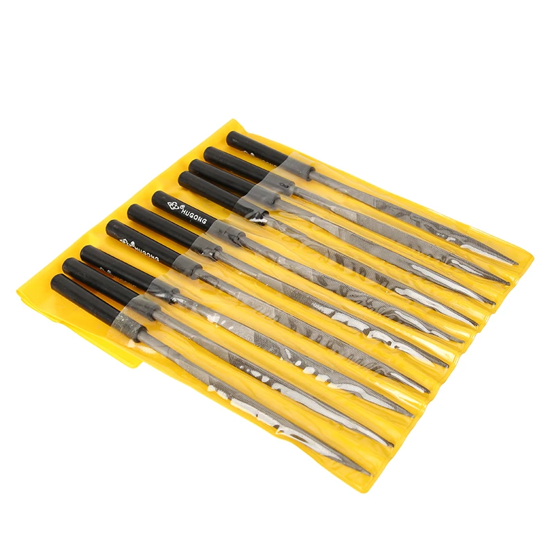 10pcs/set Metal Needle File Set Wood Rasp Metal Polishing Hand FileTools Steel Rasp Needl Filing For Metal Glass Stone Wood