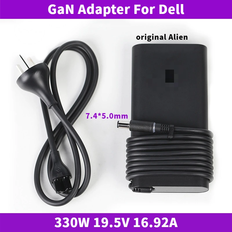 

19,5 В 16,92 А 330 Вт GaN адаптер питания для ноутбука зарядное устройство для поставки DELL Alienware LA330PM210 HA330PM201 DA330PM201