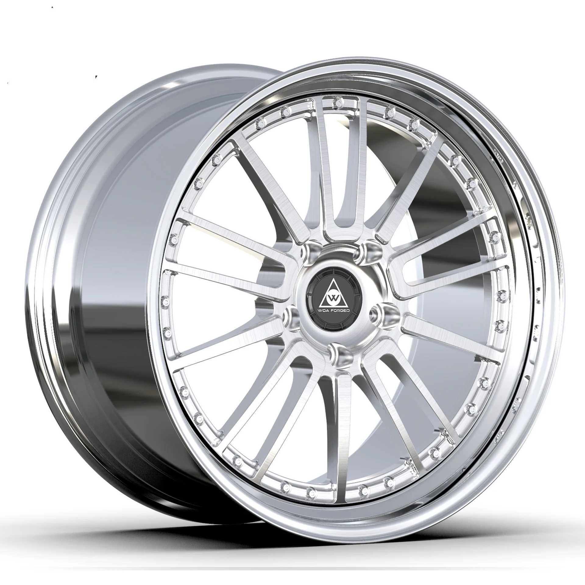 

New Forged Car Wheels Customized Lightweight Custom Color Multi Spoke Aluminum Alloy 18-23 Inch 2/3 Piece Rims 5 Year Warranty