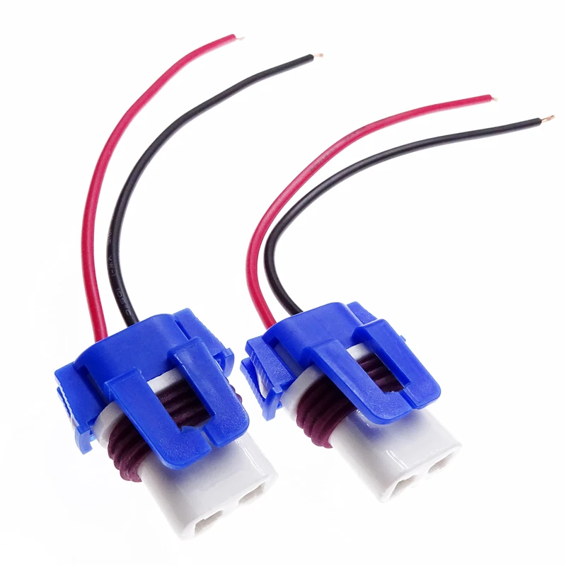 

1 Pair 9005 Ceramic Socket Female Adapter Bulb Socket Extension Cable Wire Harness for Headlight Fog Lamp Connector Accessories