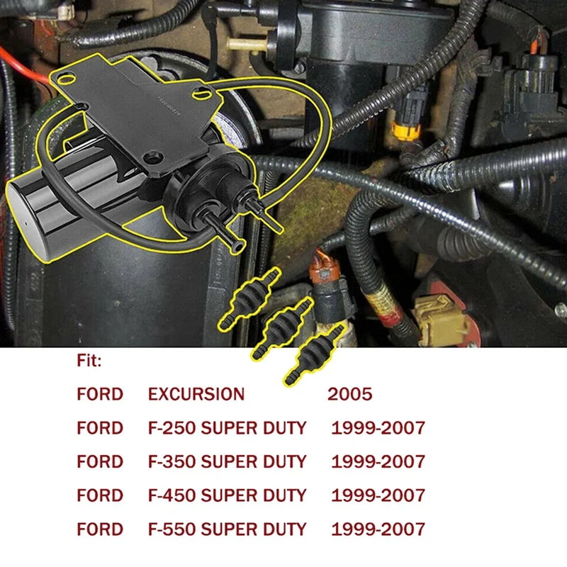 Electric Vacuum Pump 904-214 6C3Z-2A451-A For Dodge Ford F-250 F350 F-450 F550 6.0L 7.3L Parts Diesel F81Z-2A451-BA 6C3Z2A451A