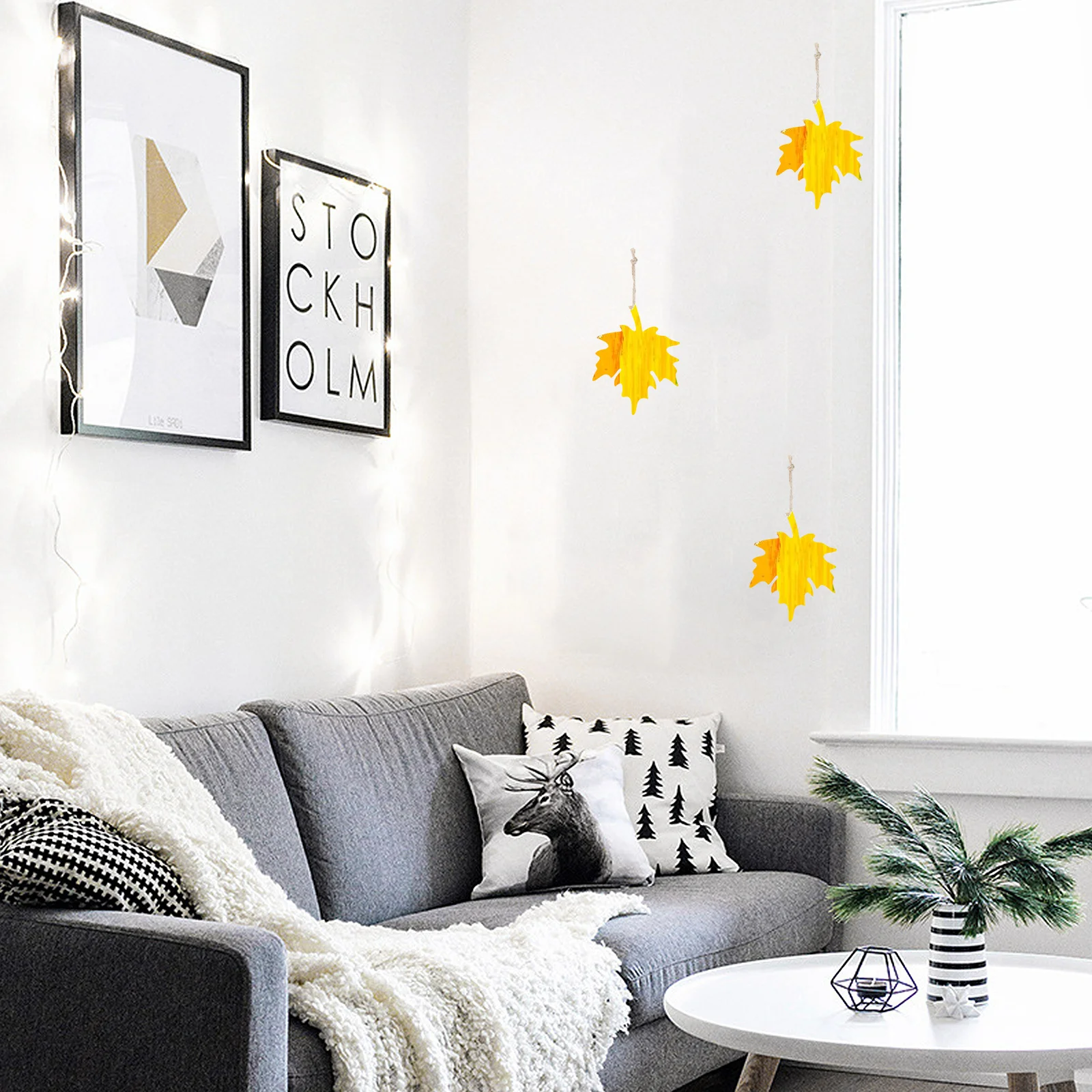 

21pcs Colorful Set Wooden Leaves Craft Cutouts For Fall Decor Thanksgiving Diy Ornaments Handicraft Supplies