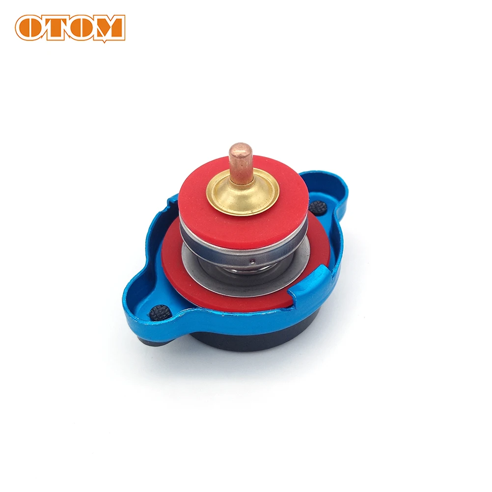 OTOM Car Motorcycle Thermost Radiator Cap Tank Cover Water Temperature Gauge Display 1.1 Bar For KTM HONDA KAWASAKI SUZUKI YZF