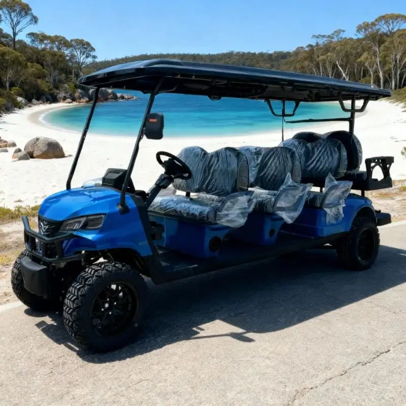 جميع الأغراض 4WD عربة جولف MMC مخصص عربة جولف كهربائية 4X4 محرك الألومنيوم الإطار CE معتمد 7000 واط عالية الطاقة 63 km/ساعة عربة جولف