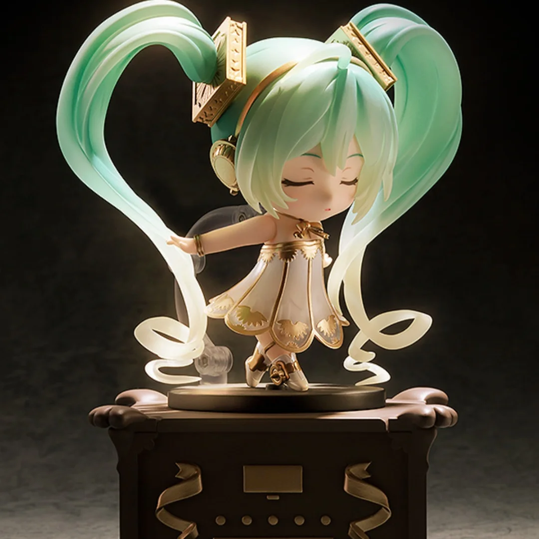 Genuine Hatsune Miku The 5th Anniversary Anime Figure Hatsune Miku Symphony Miku Kawaii Model Doll Decoration Peripheral Gift