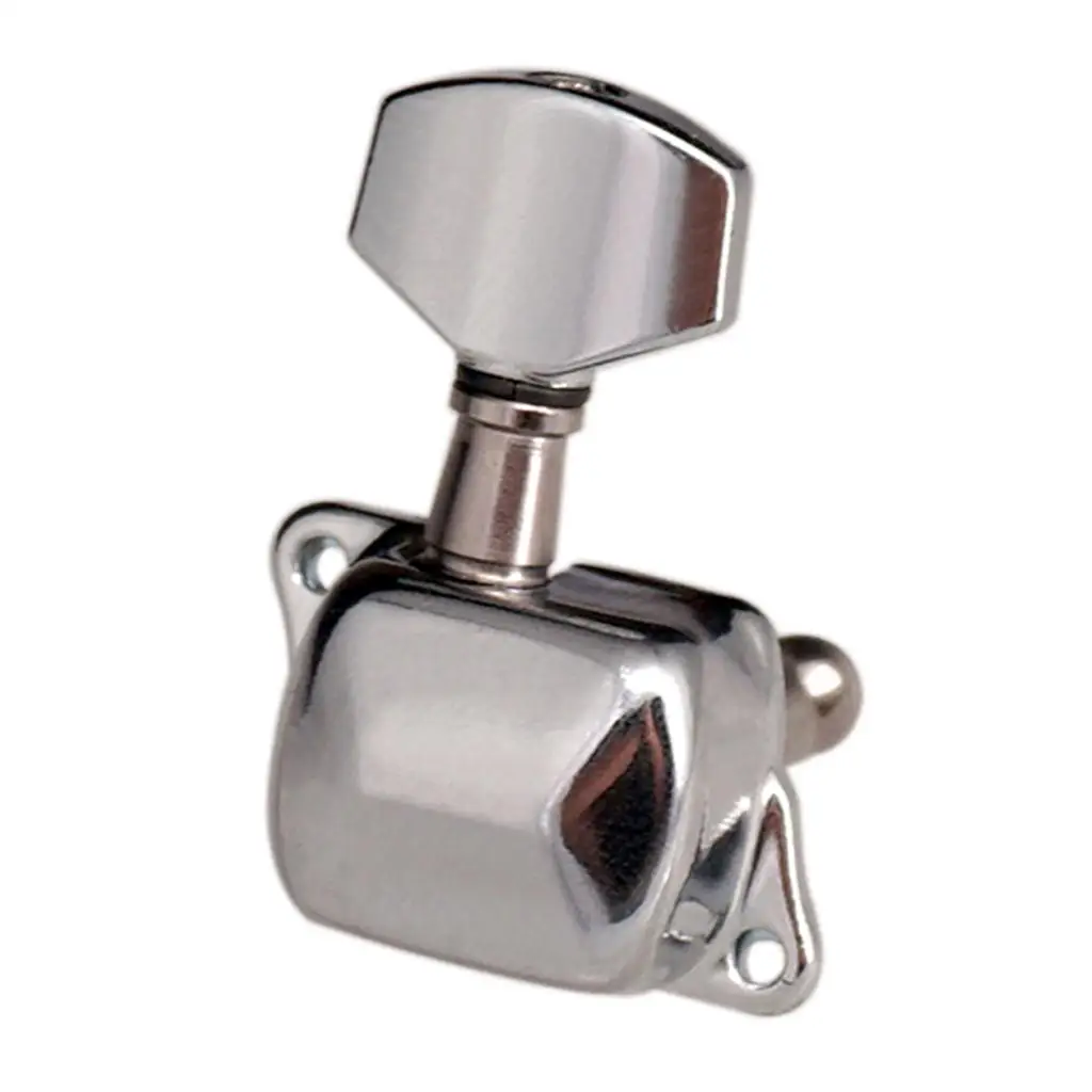 Zinc Alloy 6R Semiclosed Tuning Pegs Tuner Machine Head Electric Guitar Part Tuning Pegs Accessories