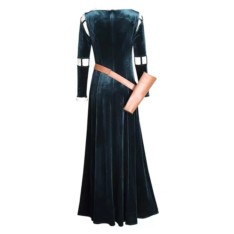 Filme CosDaddy Merida Cosplay Costume para Mulheres, Vestido, Peruca, Ternos, Meninas, Halloween, Carnaval, Adulto