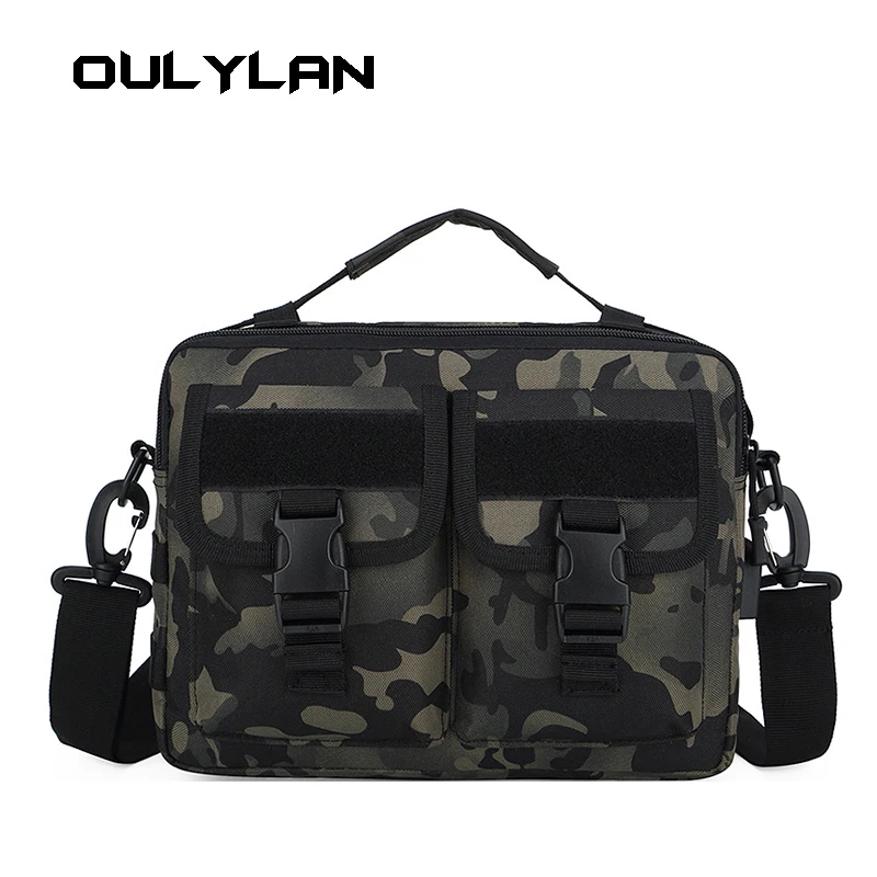 Camouflage Shoulder Bag for Men Outdoor Crossbody Backpack Small Tactical Tool Bag Handbag Sport Hiking Bag