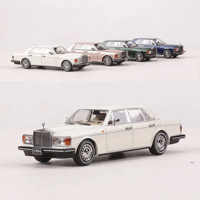

1/64 New Arrival Special Price Diecast Metal 1994 British Silver Spur Classic Car Model Furniture Display Collection Toys