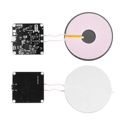 5W 7.5W 10W 15W Type-C USB Wireless Charger Transmitter Module Circuit Board Coil Receiver For QI Standard Fast Charging Board