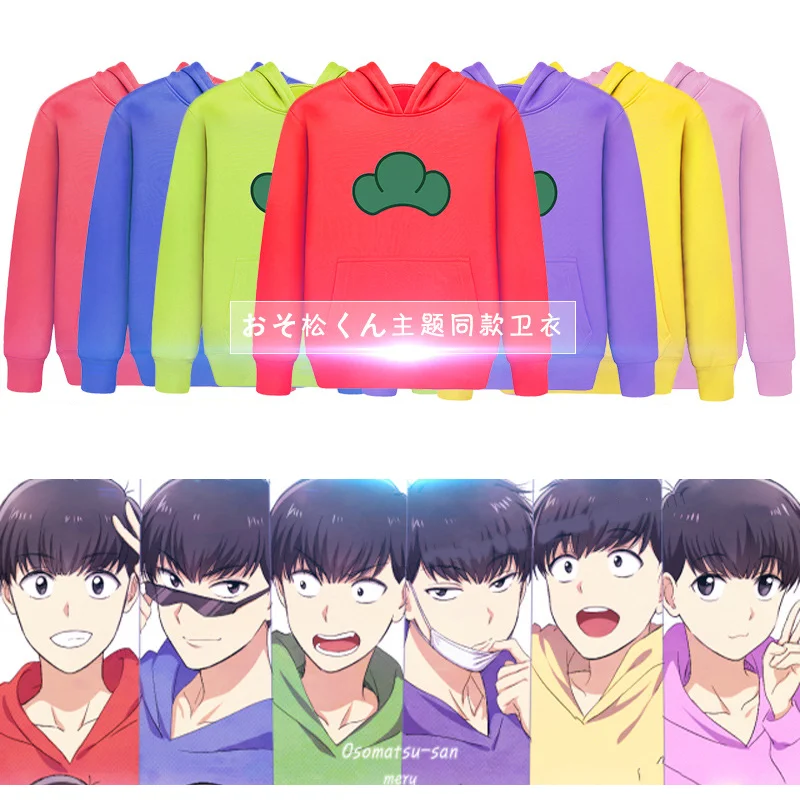 Osomatsu San Hoodie Cosplay Costumes Karamatsu Anime Harajuku Matsuno Ichimatsu Osomatsu-san Hoodies Sweatshirts kpop clothes