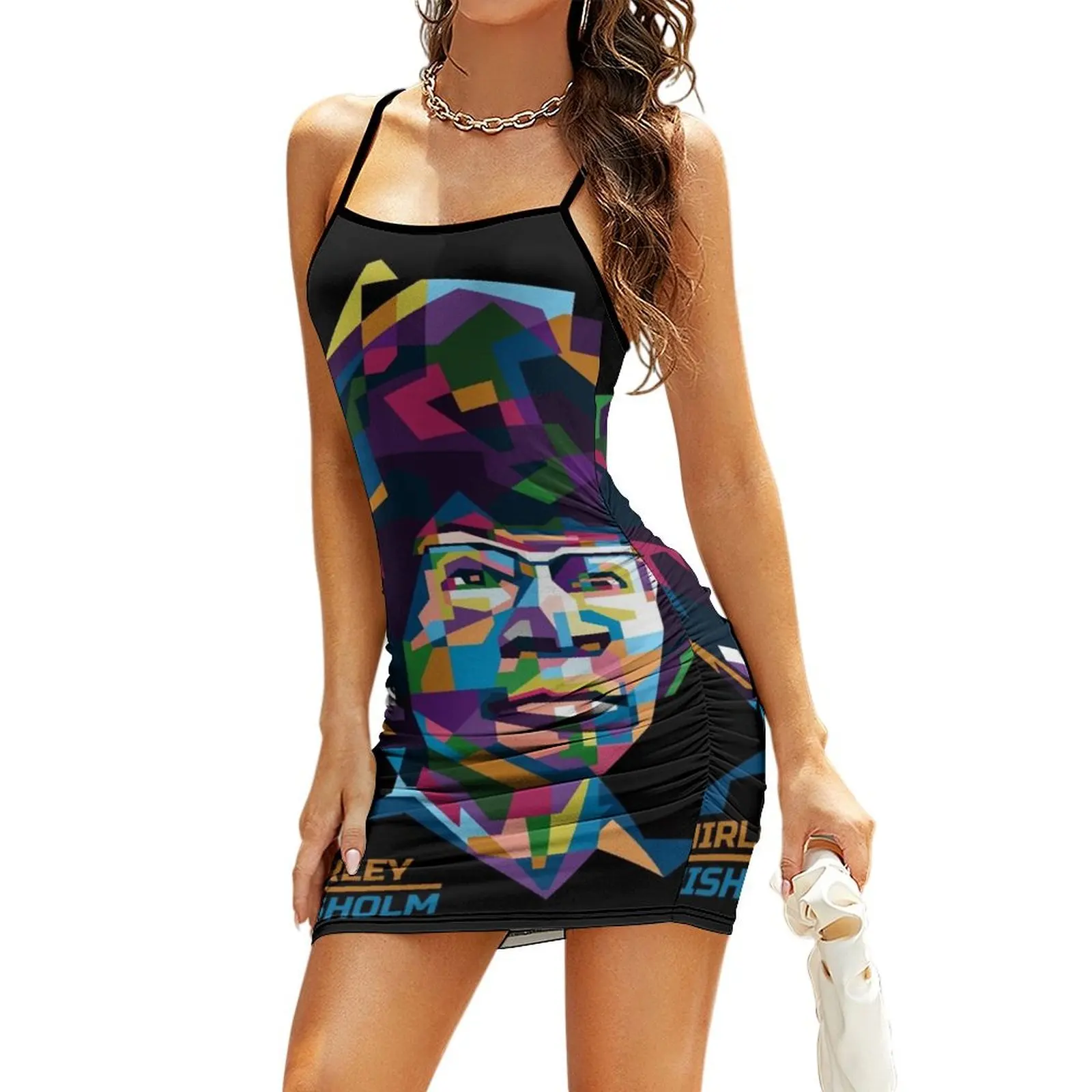 

Abstract Pop Art Shirley Chisholm Sling Dress birthday dress Dress women summer women's evening 2026